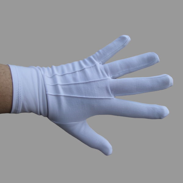 Professional White Service Gloves 95% Cotton, 5% Lycra – Amiramour
