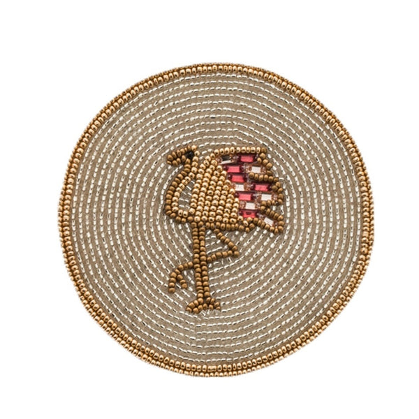 Beaded drink coasters on sale