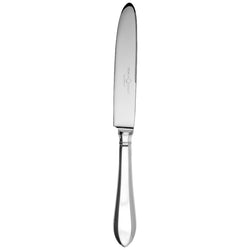 Art Nouveau dessert knife in silver-plated 150 g finish with polished blade by Sonja Quandt.