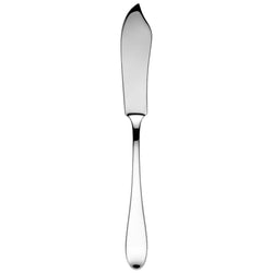 Silver-plated Avantgarde fish knife designed for serving seafood.