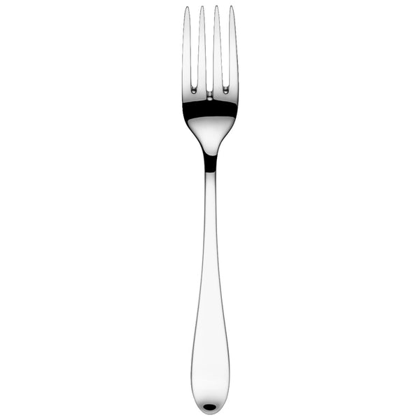 Silver-plated Avantgarde fish fork designed for serving seafood by Sonja Quandt.