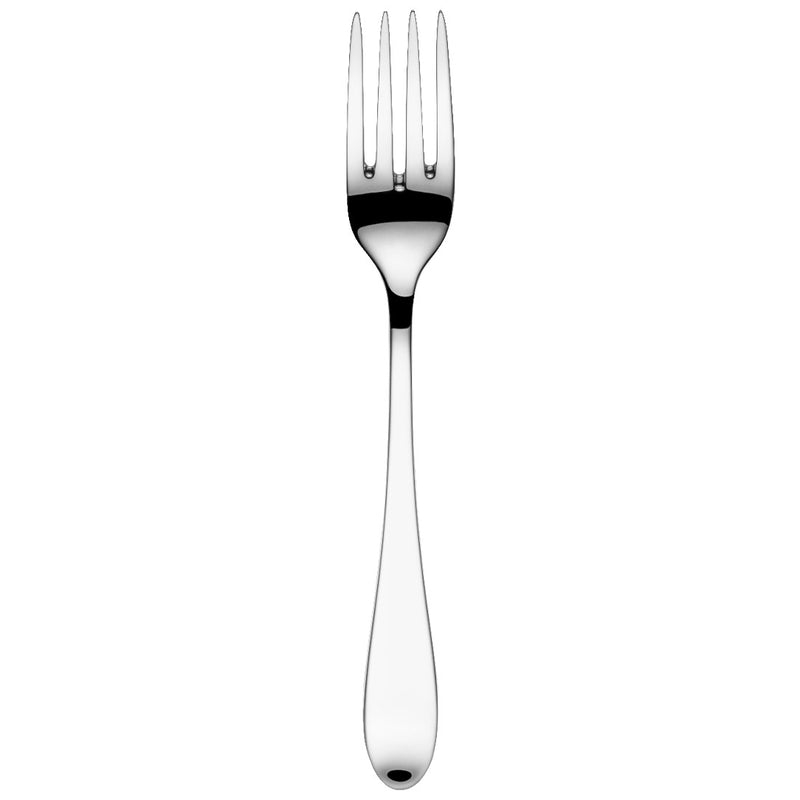 Silver-plated Avantgarde fish fork designed for serving seafood by Sonja Quandt.