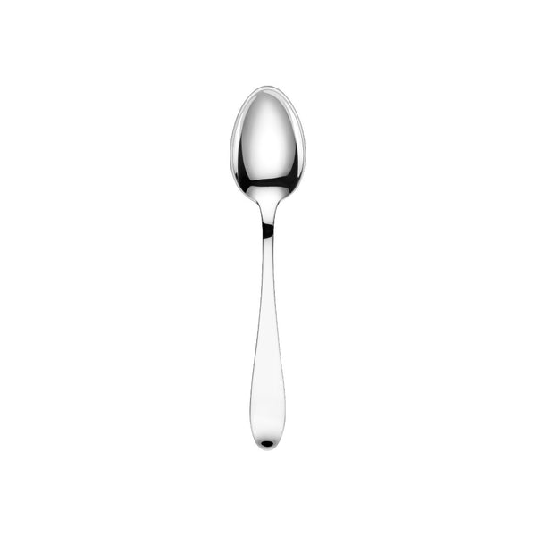 Luxury silver-plated Avantgarde espresso spoon polished design.