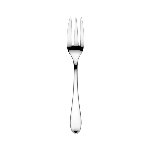 Luxury silver-plated Avantgarde cake fork polished design by Sonja Quandt.