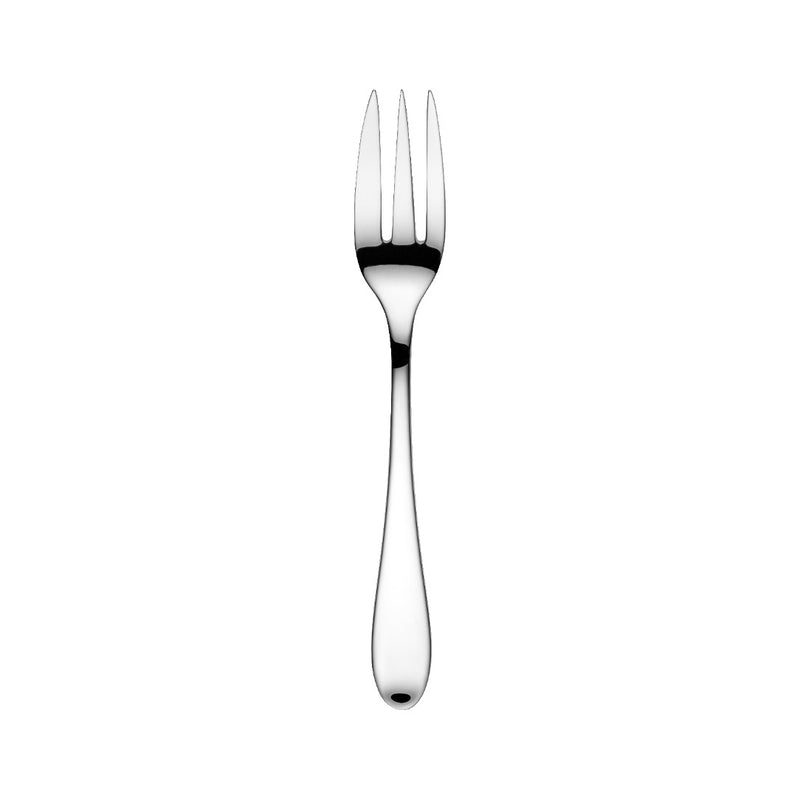 Luxury silver-plated Avantgarde cake fork polished design by Sonja Quandt.