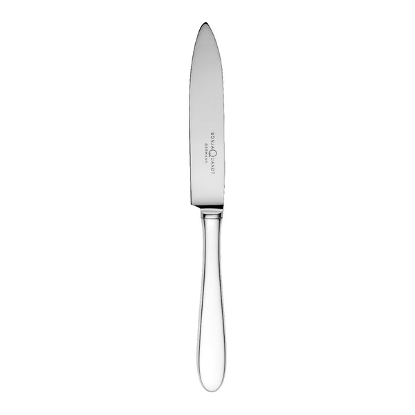 Luxury silver-plated Avantgarde fruit knife polished design by Sonja Quandt.