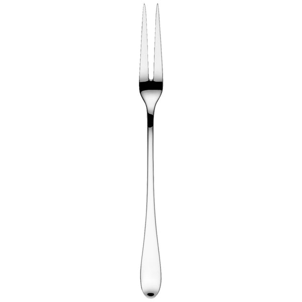 Silver-plated Avantgarde meat serving fork by Sonja Quandt.