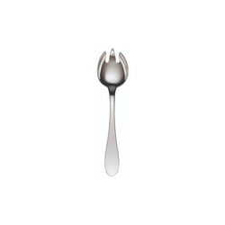 Elegant oyster fork with wide prongs from Avantgarde collection by Sonja Quandt.