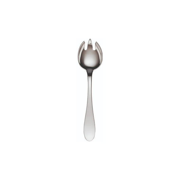 Elegant oyster fork with wide prongs from Avantgarde collection by Sonja Quandt.