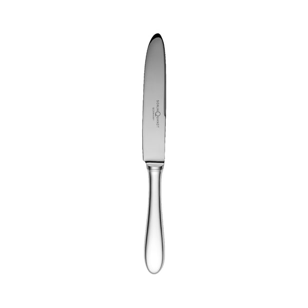Silver-plated Avantgarde luxury butter knife by Sonja Quandt.