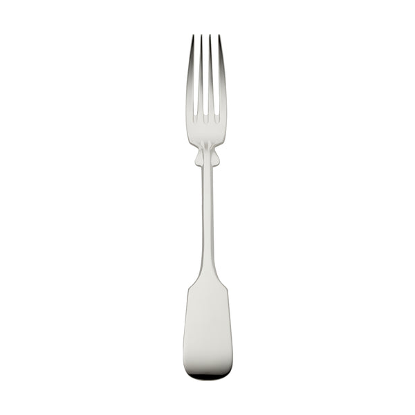 Table fork Spaten silver-plated with elongated handle and hand-shaped detailing