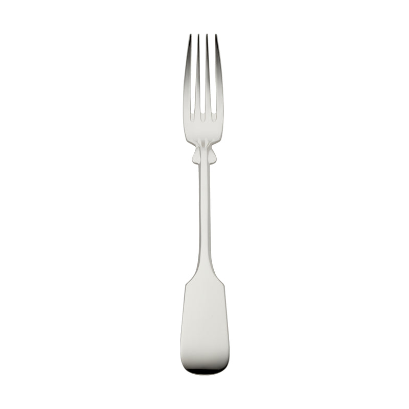 Table fork Spaten silver-plated with elongated handle and hand-shaped detailing