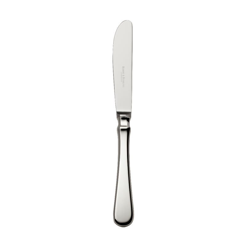 Dessert knife Spaten silver-plated with elongated handle and hand-shaped detailing