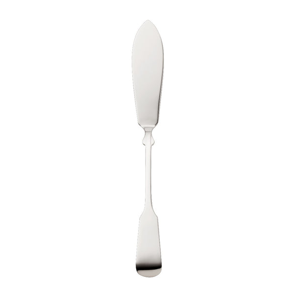 Fish knife Spaten silver-plated with elongated handle and hand-shaped detailing