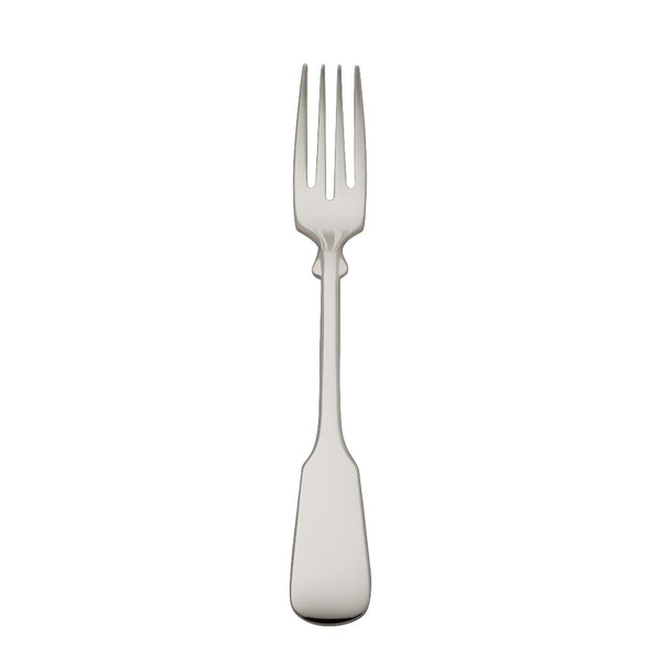 Fish fork Spaten silver-plated with elongated handle and hand-shaped detailing