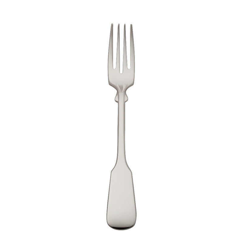 Fish fork Spaten silver-plated with elongated handle and hand-shaped detailing