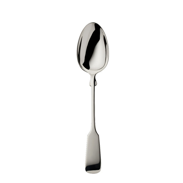 Children’s spoon Spaten silver-plated with elongated handle and hand-shaped detailing