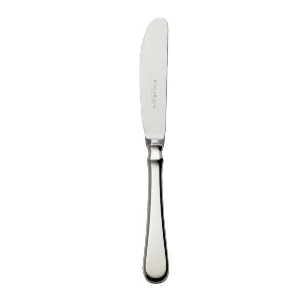 Children’s knife Spaten silver-plated with elongated handle and hand-shaped detailing