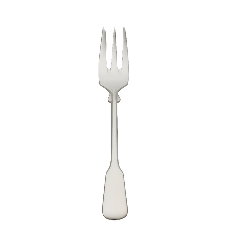 Cake fork Spaten silver-plated with elongated handle and hand-shaped detailing