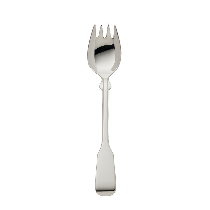 Oyster fork Spaten silver-plated with elongated handle and hand-shaped detailing