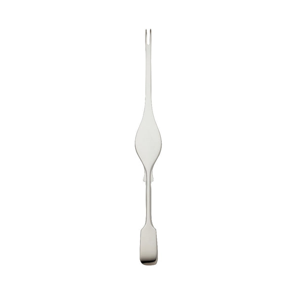 Lobster fork Spaten silver-plated with elongated handle and hand-shaped detailing