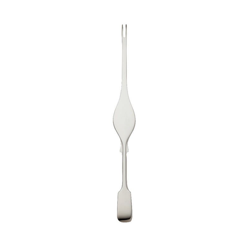 Lobster fork Spaten silver-plated with elongated handle and hand-shaped detailing