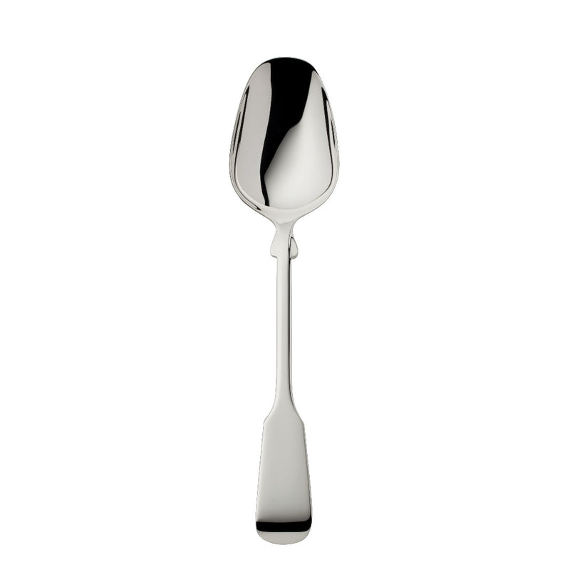 Vegetable server Spaten silver-plated with elongated handle and hand-shaped detailing