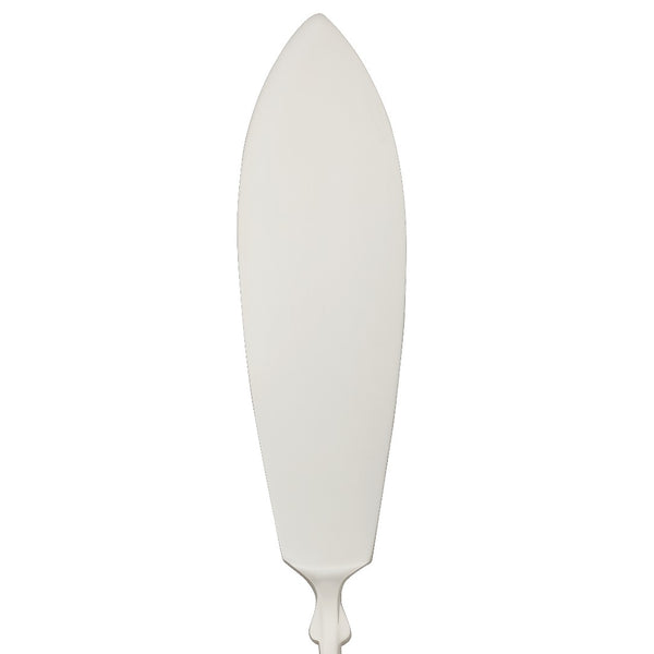 Fish serving knife Spaten silver-plated close-up wide blade