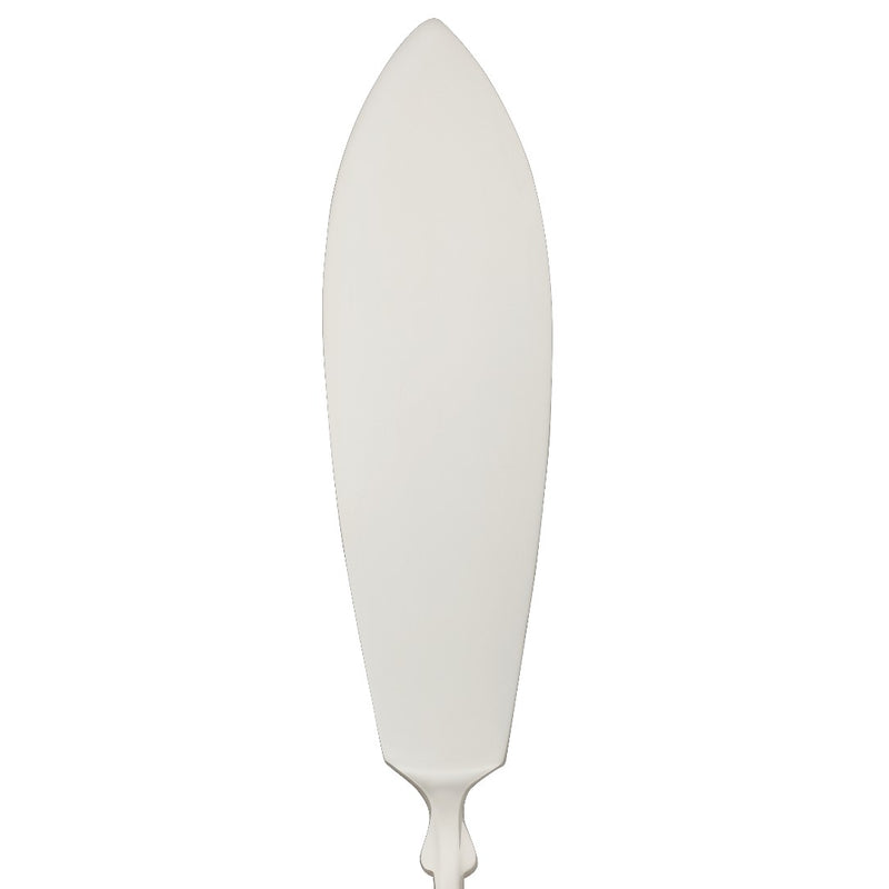 Fish serving knife Spaten silver-plated close-up wide blade