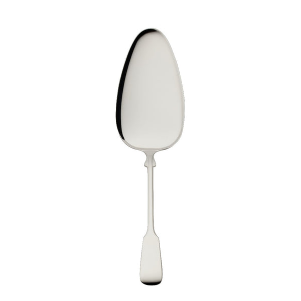 Pastry server Spaten silver-plated with elongated handle and hand-shaped detailing