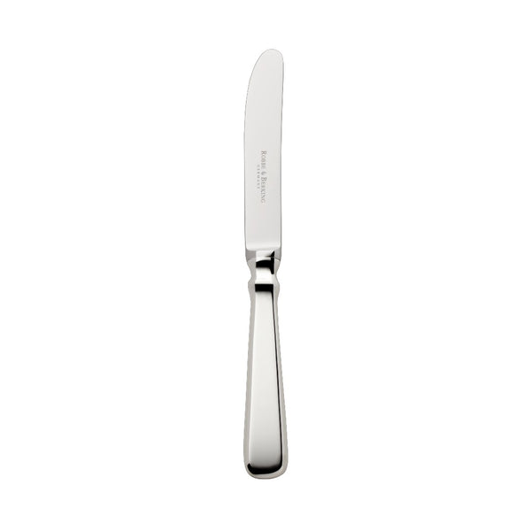 Cake fruit knife Spaten silver-plated with elongated handle and hand-shaped detailing