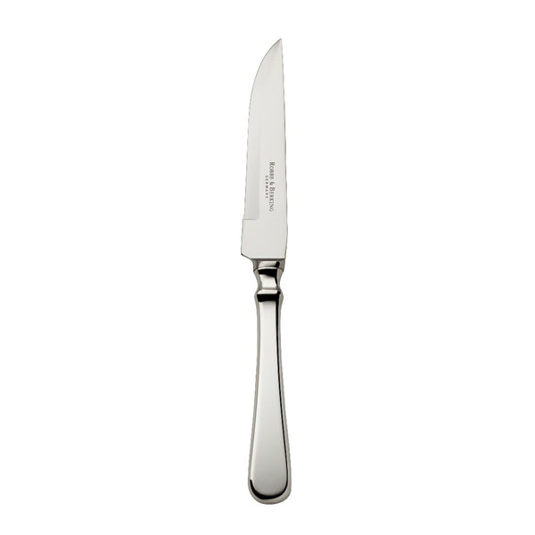 Steak knife Spaten silver-plated with elongated handle and hand-shaped detailing