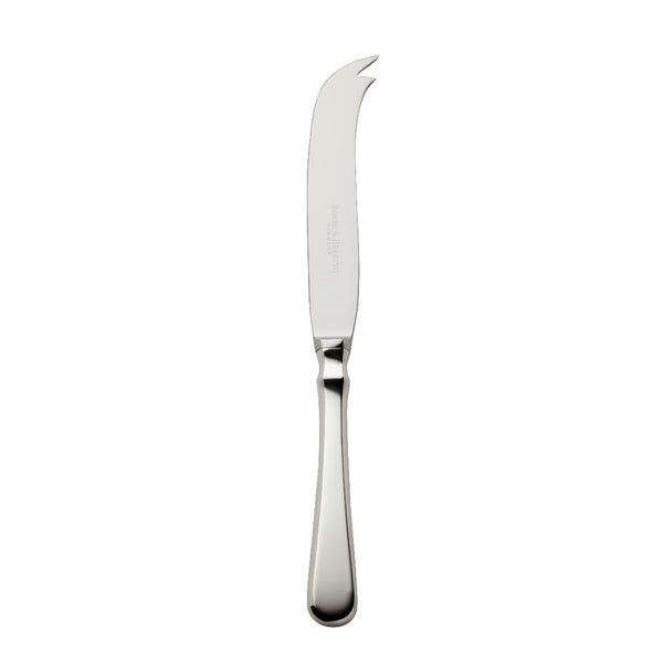 Cheese knife Spaten silver-plated with elongated handle and hand-shaped detailing