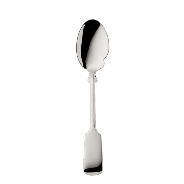 Gourmet spoon Spaten silver-plated with elongated handle and hand-shaped detailing