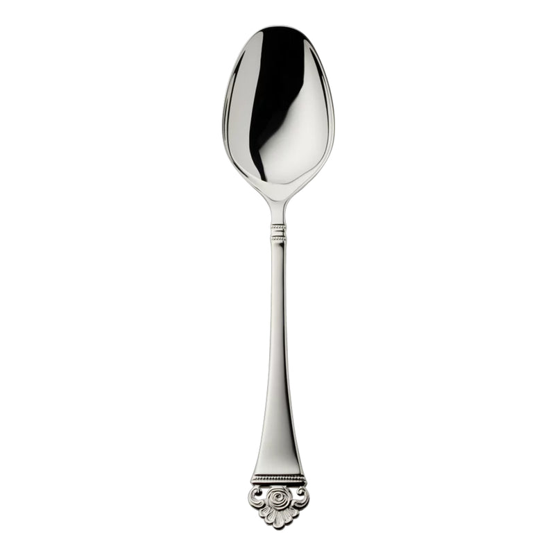 Menu Spoon – Rosenmuster silver-plated spoon with openwork rose handle and refined detailing