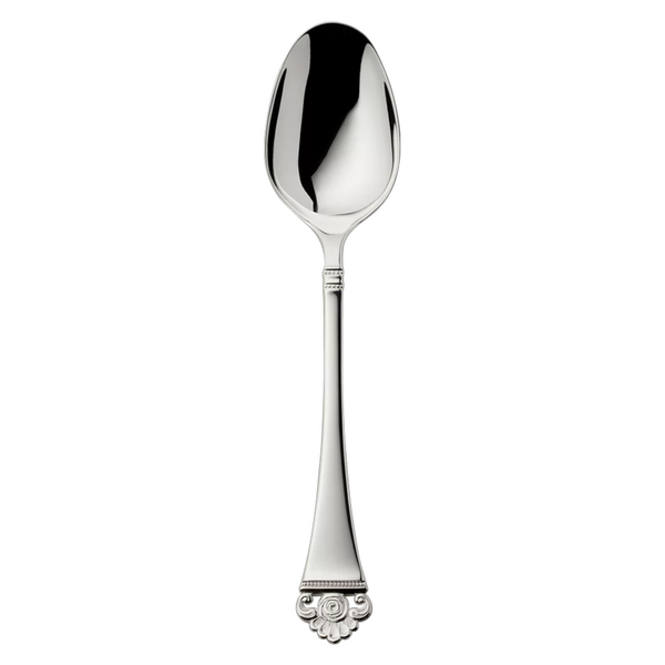 Dessert spoon Rosenmuster silver plated with rose detailed handle and refined finish