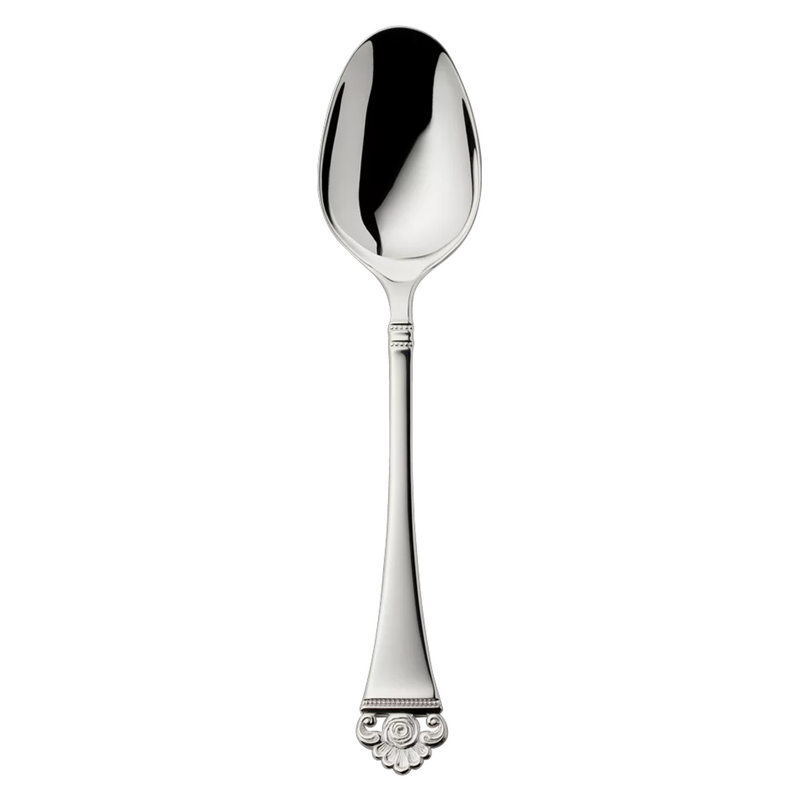 Dessert spoon Rosenmuster silver plated with rose detailed handle and refined finish