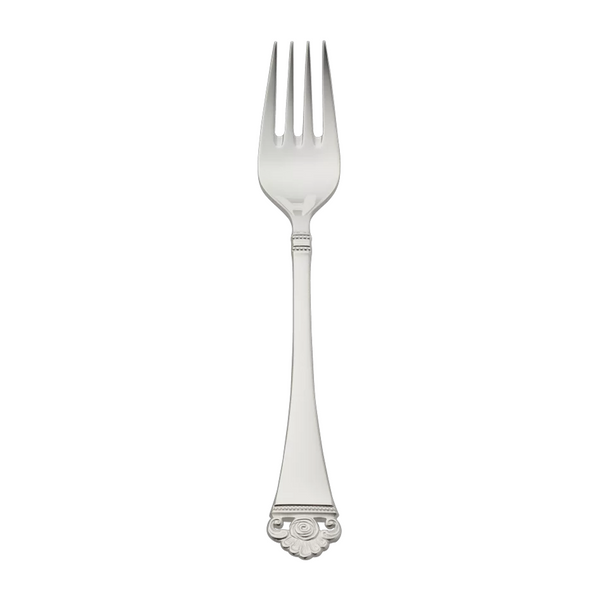 Dessert fork Rosenmuster silver plated with rose detailed handle and elegant design