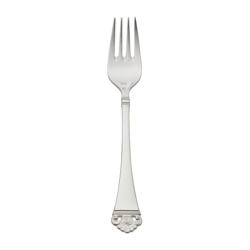 Dessert fork Rosenmuster silver plated with rose detailed handle and elegant design