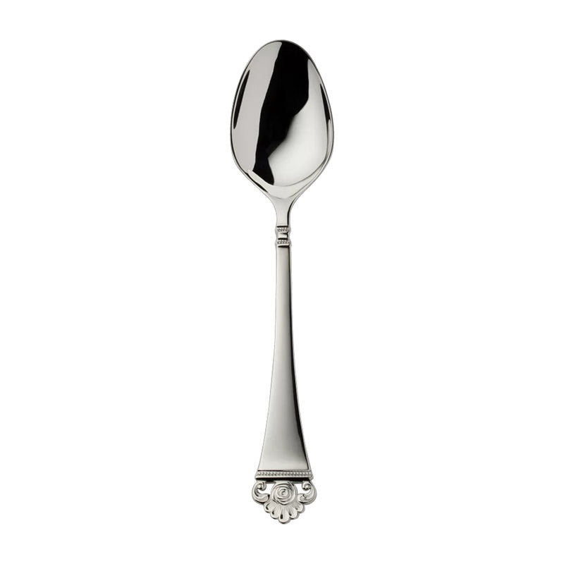 Children’s spoon Rosenmuster silver plated with rose motif handle