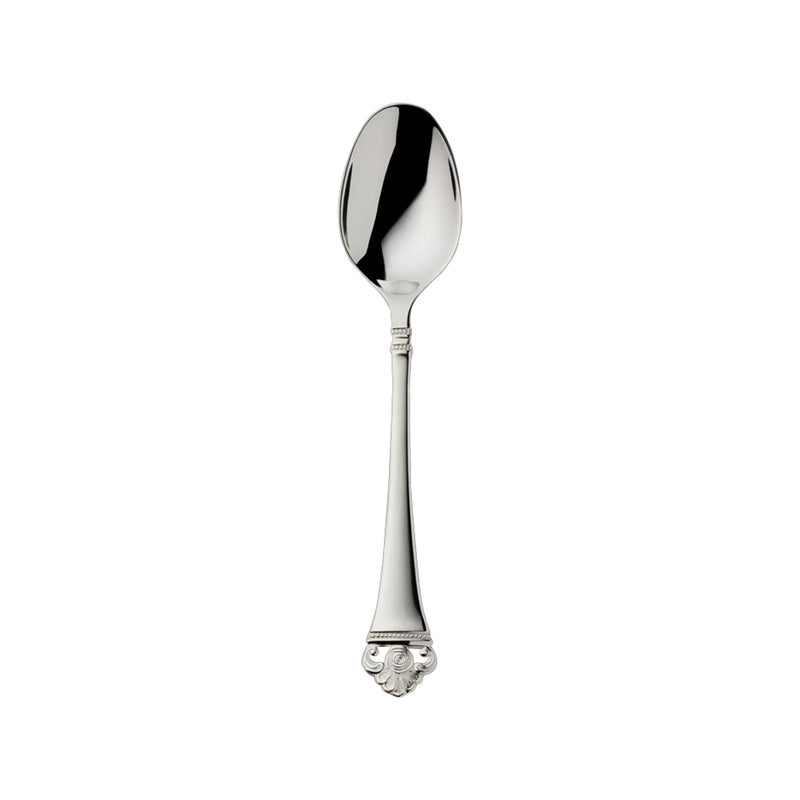 Coffee spoon Rosenmuster silver plated with rose detailed handle