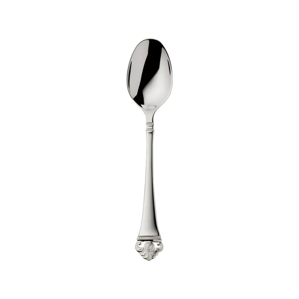 Coffee spoon 13 cm Rosenmuster silver plated with rose detailed handle