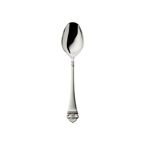 Mocha spoon Rosenmuster silver plated with rose detailed handle