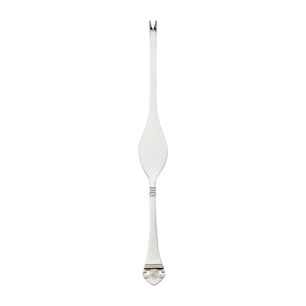 Lobster fork Rosenmuster silver plated with forked tip and rose motif handle
