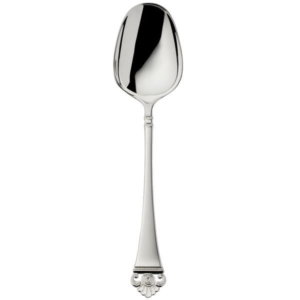 Vegetable server Rosenmuster silver plated with rose motif handle