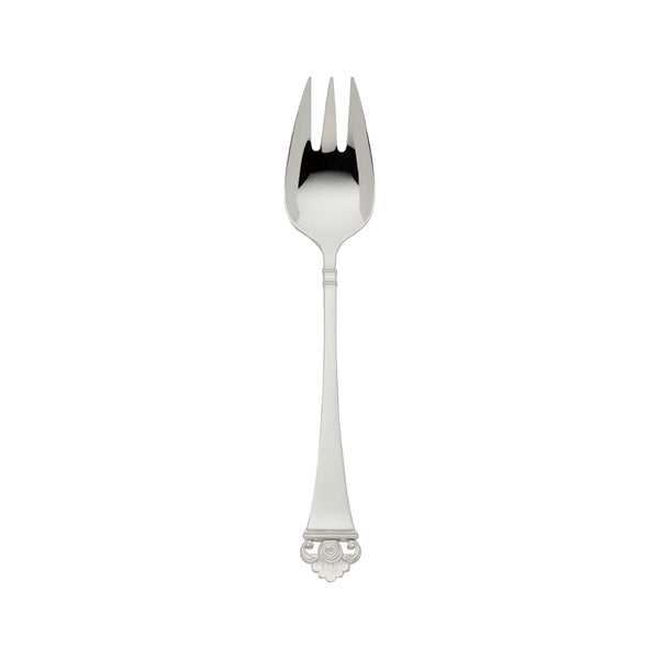 Vegetable fork Rosenmuster silver plated with rose motif handle