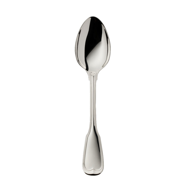 Children's spoon Alt-Faden silver-plated with contoured handle and thread detailing