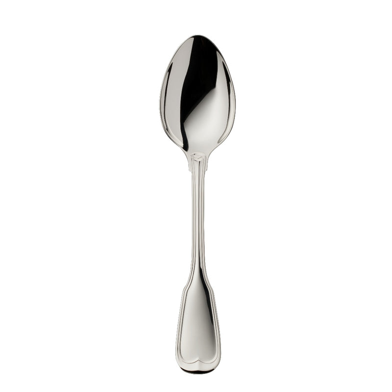 Children's spoon Alt-Faden silver-plated with contoured handle and thread detailing