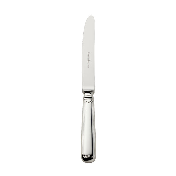 Children's knife Alt-Faden silver-plated with contoured handle and thread detailing