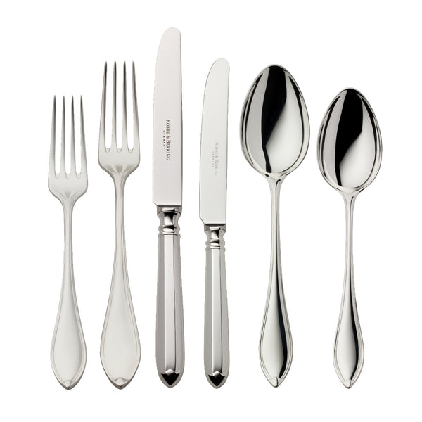 Navette 36-piece silver plated cutlery set by Robbe & Berking.